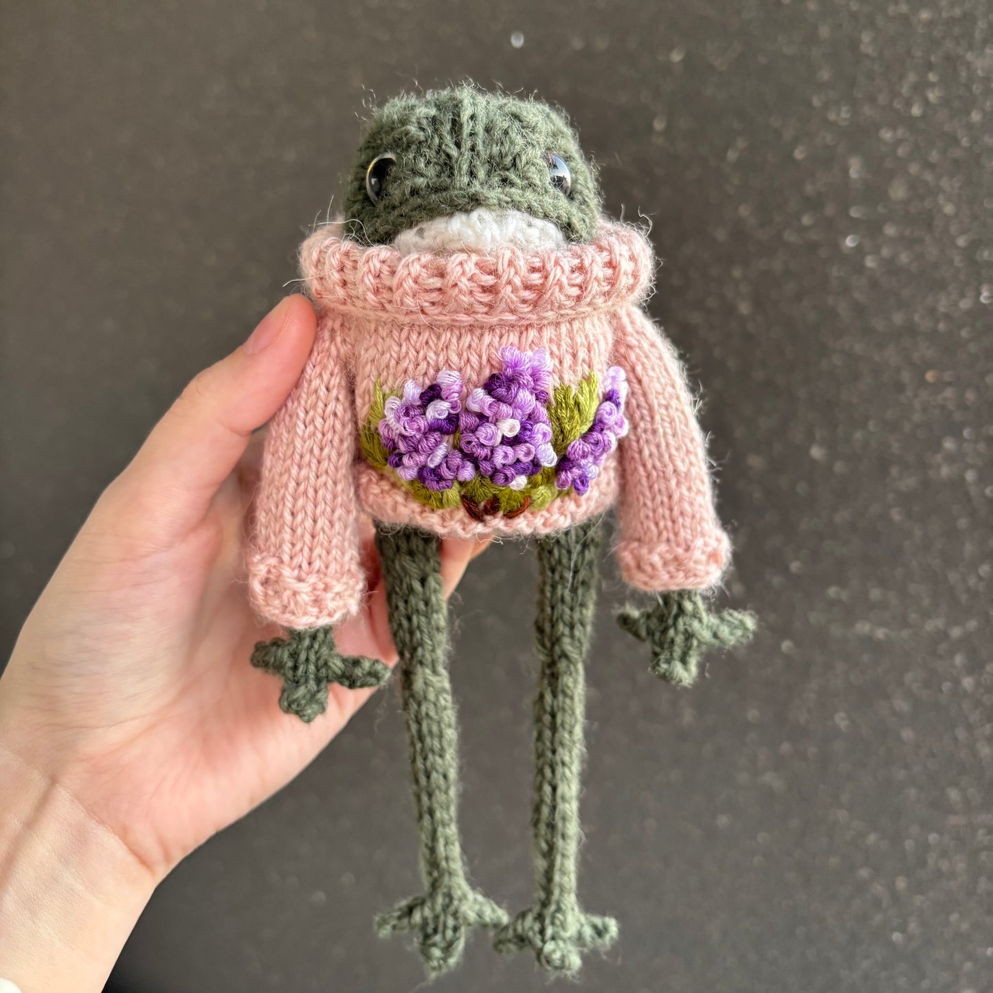 Wiosenna żabka (bez breloczka)