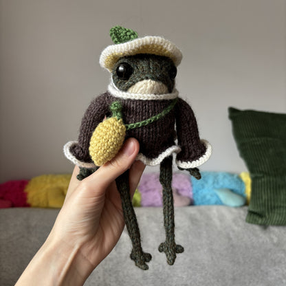 Maskotka Żabka cytrynka