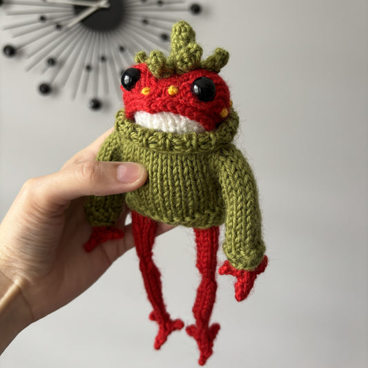 Maskotka Żabka-truskawka