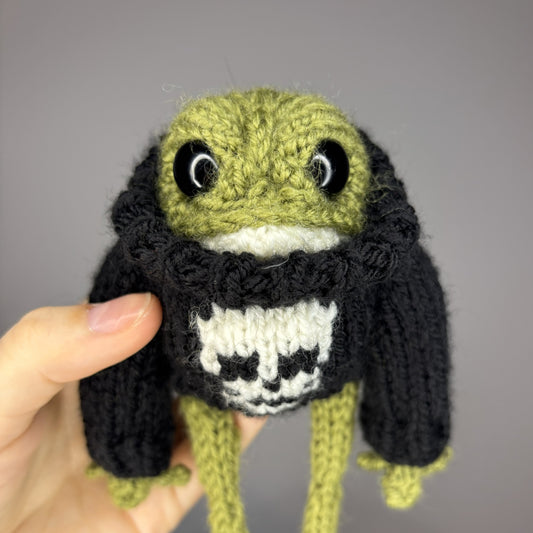 Żabka z czaszką (bez breloczka)