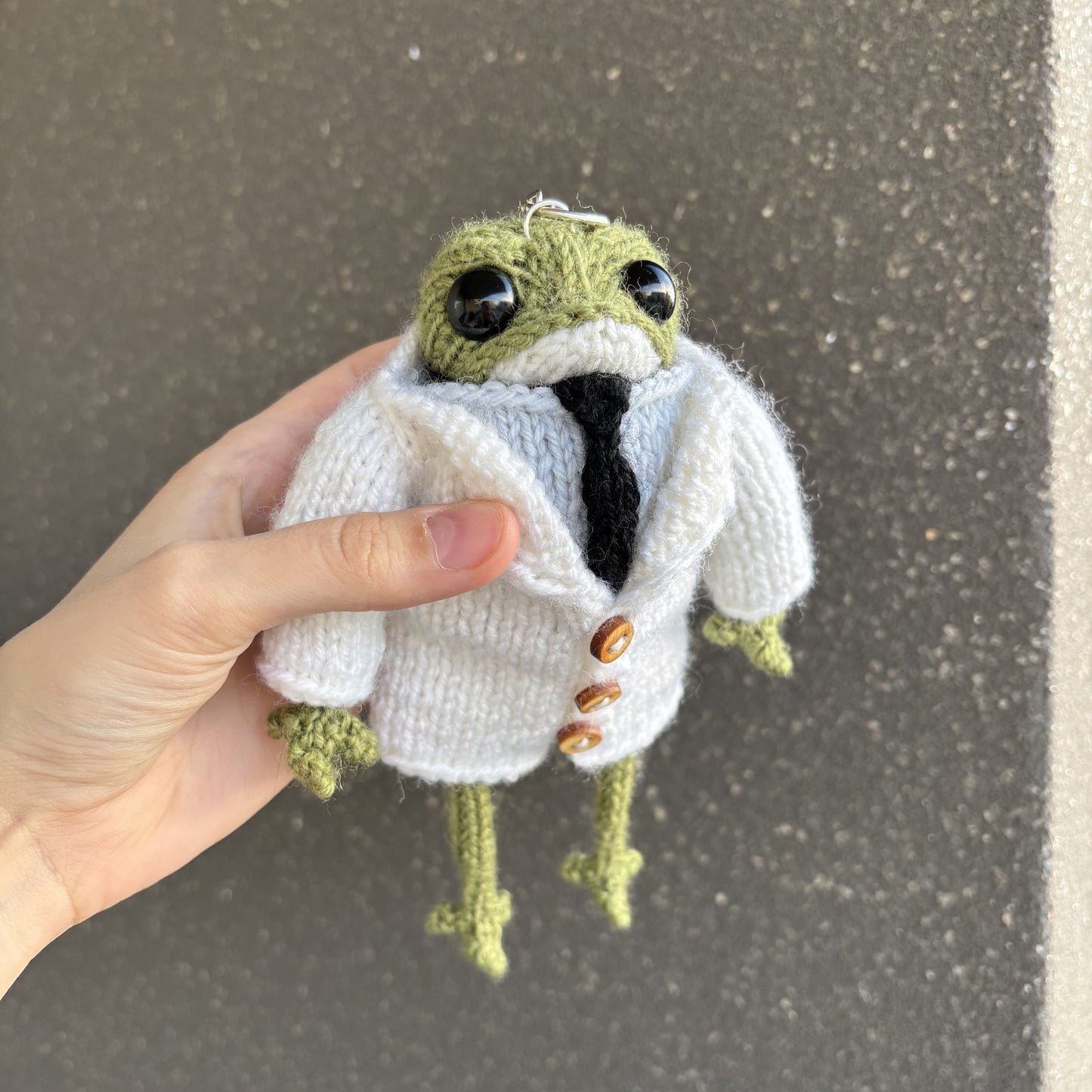 Breloczek Żabka lekarz