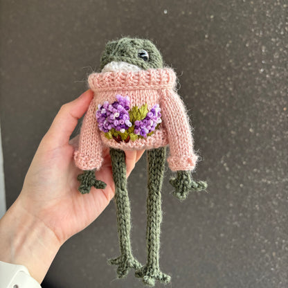 Wiosenna żabka (bez breloczka)