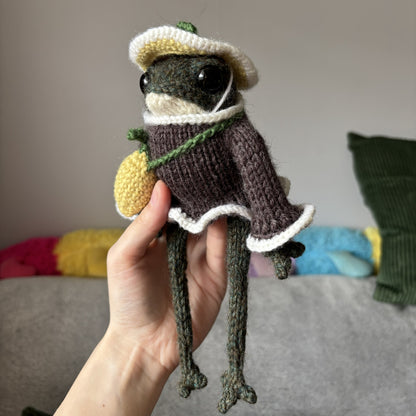 Maskotka Żabka cytrynka