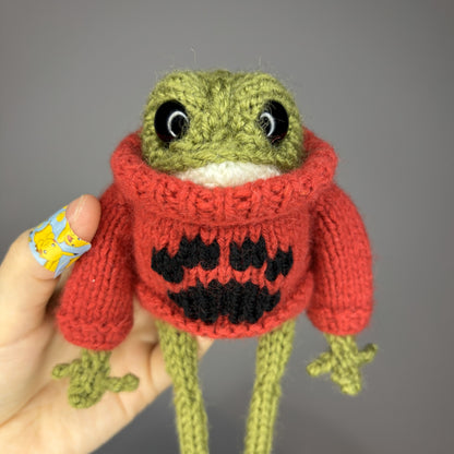 Żabka z łapą (bez breloczka)