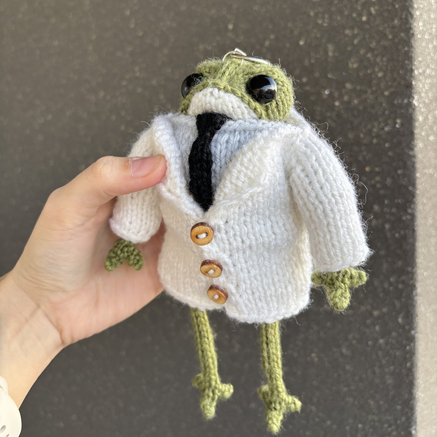 Breloczek Żabka lekarz