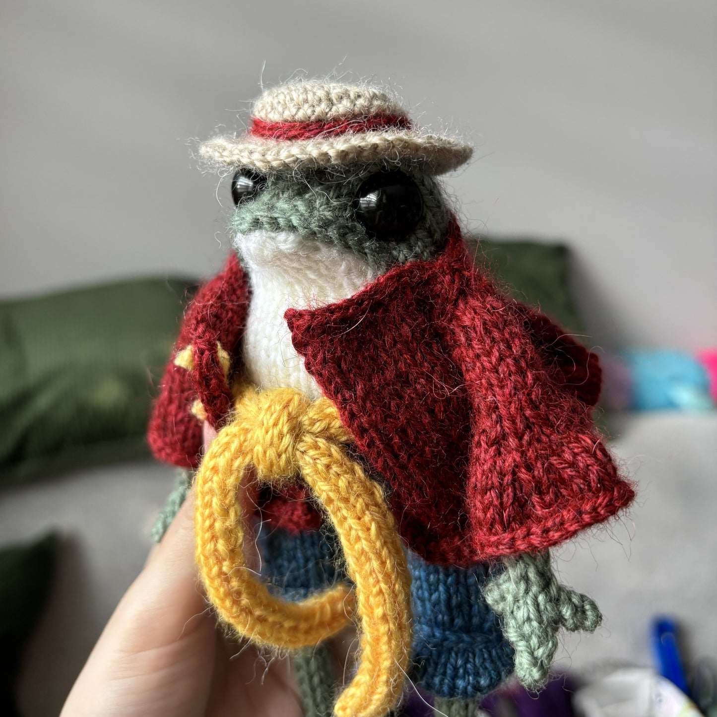 Maskotka Żabka Luffy