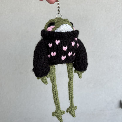 Żabubu w czarnym swetrze