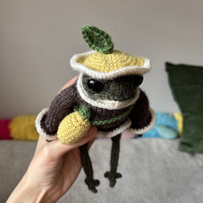 Maskotka Żabka cytrynka