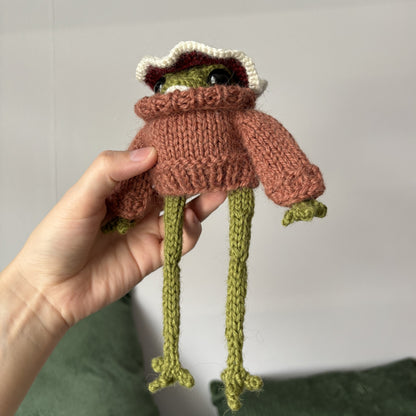 Maskotka Żabka-muchomorek rudy