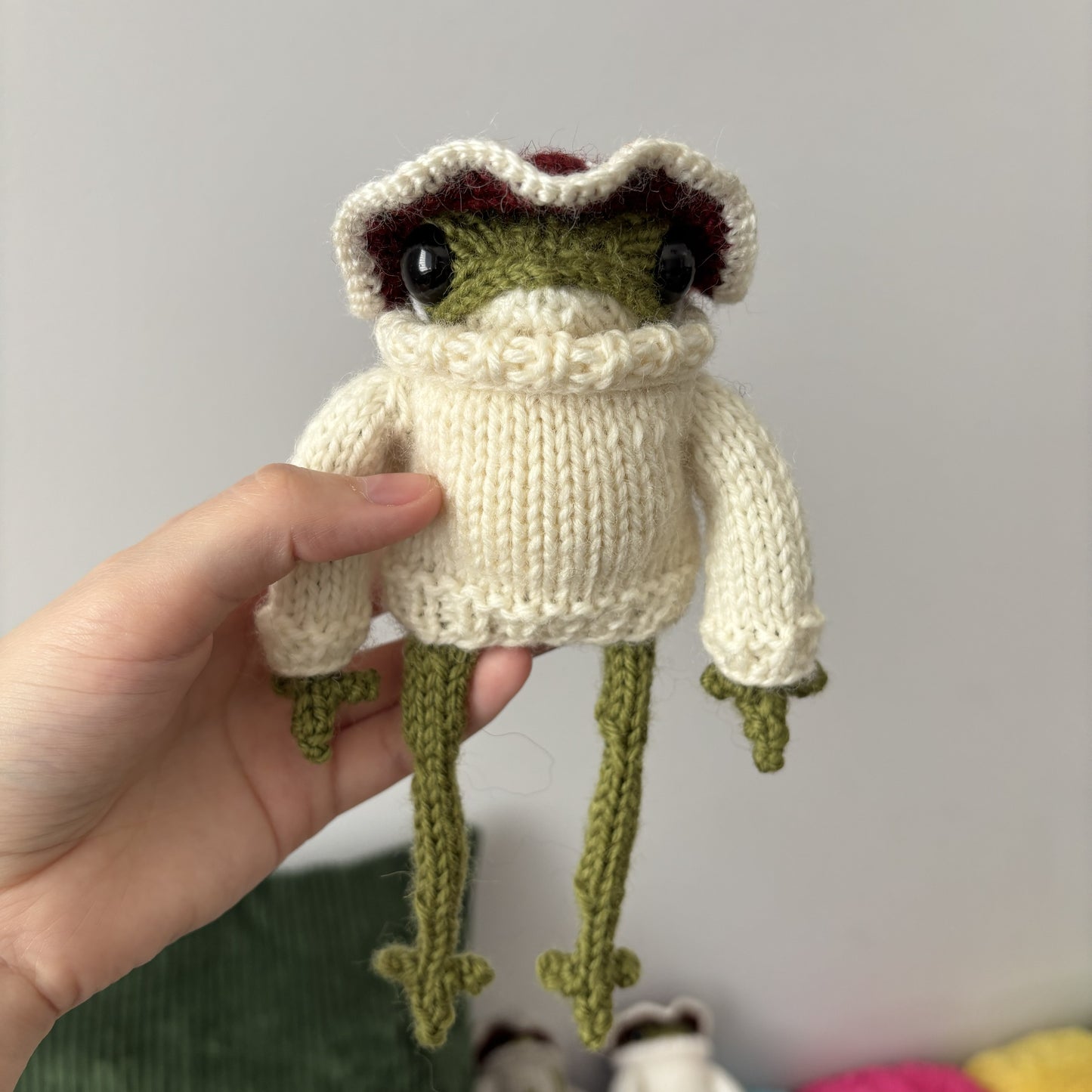 Maskotka Żabka-muchomorek mleczny