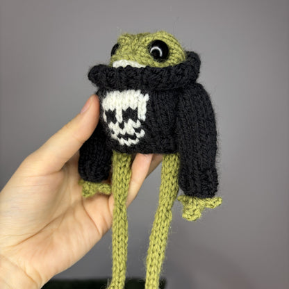 Żabka z czaszką (bez breloczka)