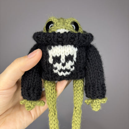 Żabka z czaszką (bez breloczka)