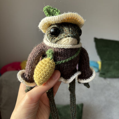 Maskotka Żabka cytrynka