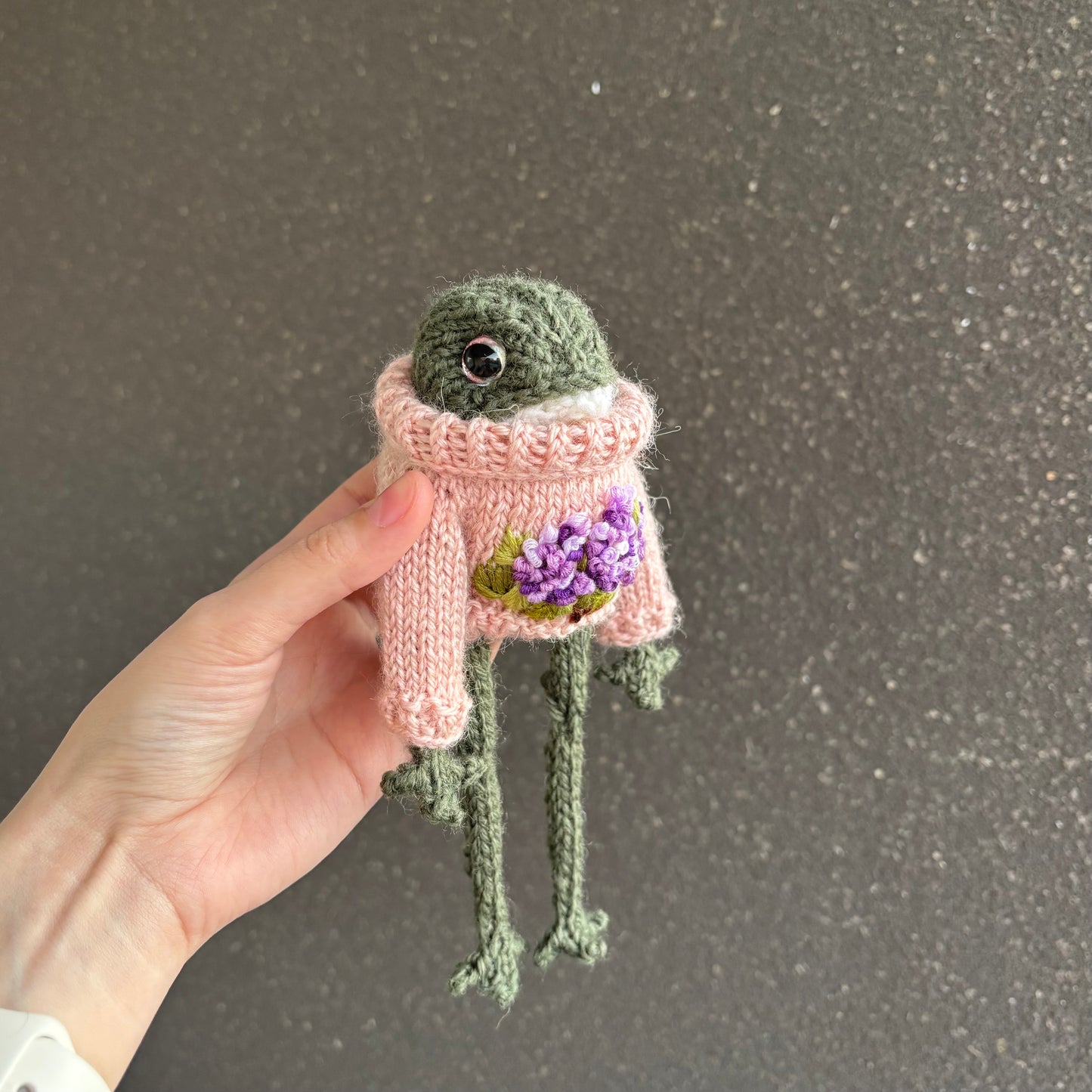 Wiosenna żabka (bez breloczka)