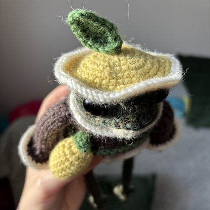 Maskotka Żabka cytrynka