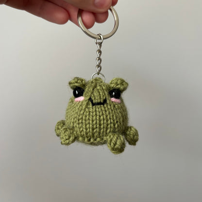 Miniaturowa żabka-breloczek