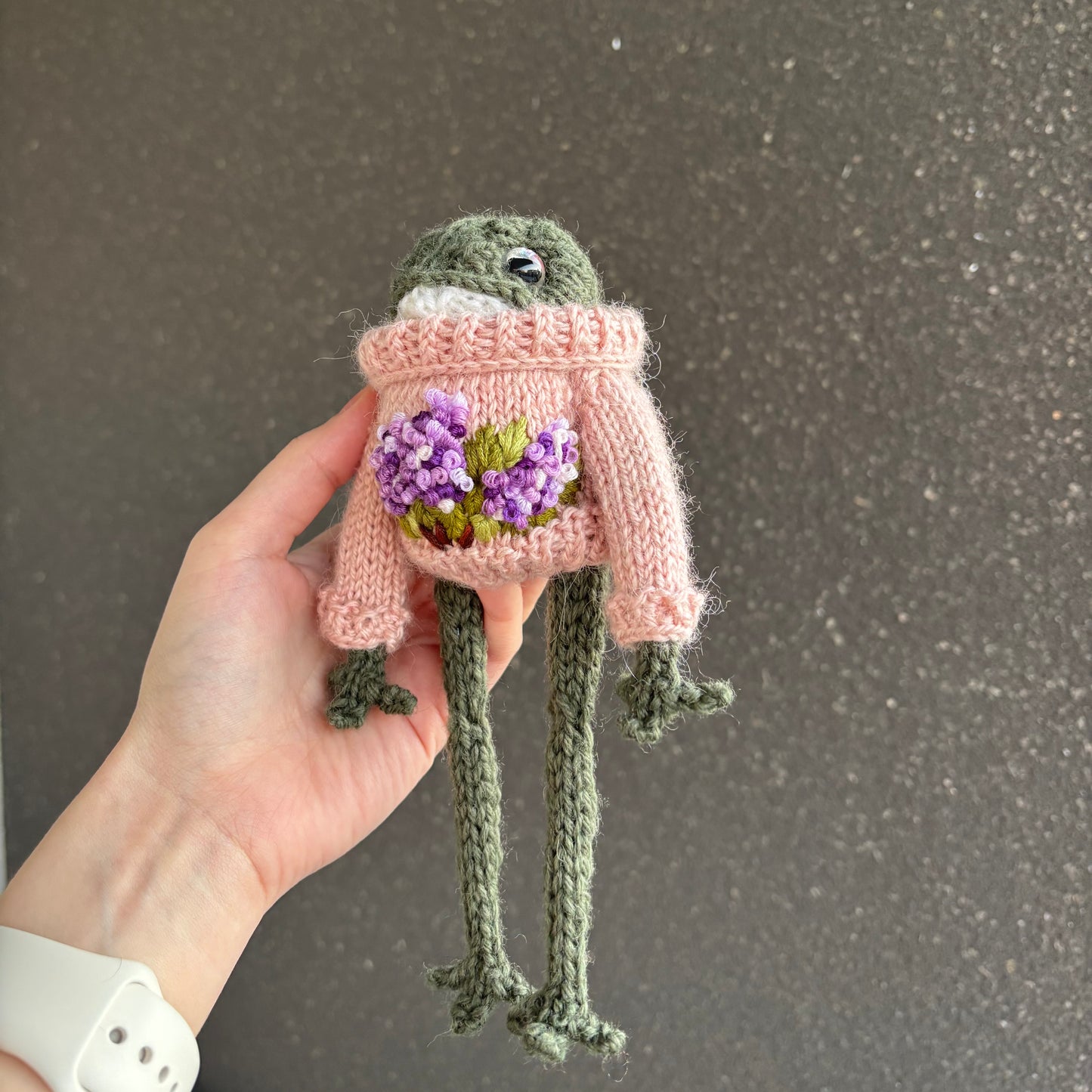 Wiosenna żabka (bez breloczka)