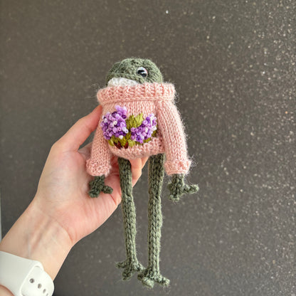 Wiosenna żabka (bez breloczka)